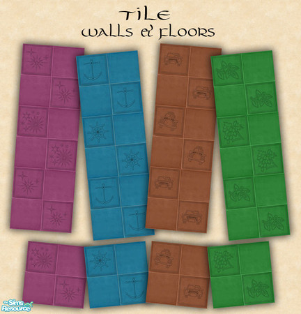 Sims 2 — Miskas Tile_4   Walls & Floors by miskas — Walls & Floors