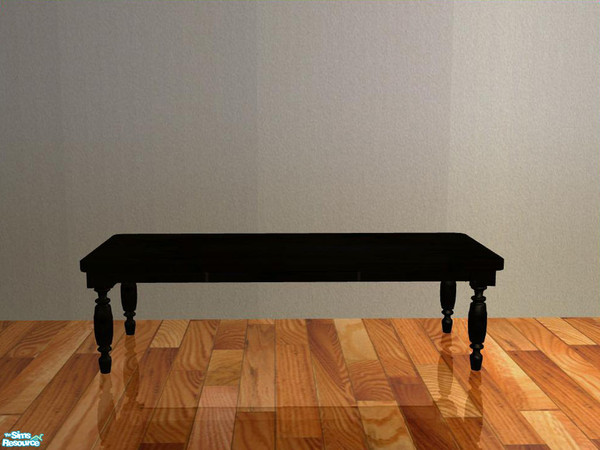 Sims 2 — Potterybarn Diningroom - Diningtable (2 tiles) by ShinoKCR — 
