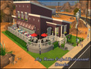 Sims 4 — My Home Cafe&Restaurant by Beneka — Your job and your home are together.Downstairs is a cafe.Upstairs is a