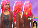 Sims 4 — Sunrise Hair by otakutwins — Watch the beautiful sunset with the wonderous sunrise hair color, perfect for every