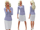 Sims 3 — Sam_Adult Summer Shopping Tyler by frisbud — This ensemble consists of a cropped collared jacket paired with a
