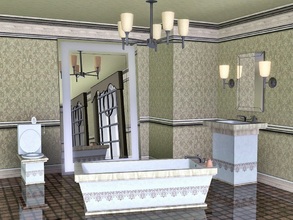 Sims 3 — Porcelain Bathroom by Flovv — Are you searching for a luxurious, comfortable bathroom from the highest quality