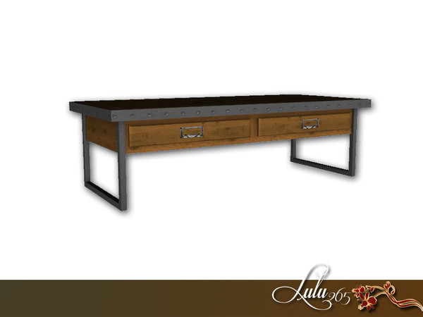 Sims 3 — Savanna Living Coffee Table by Lulu265 — Part of the Savanna Living Set Fully CAStable