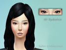 Sims 4 — 2D Eyelashes by kimikoprincess — Cute 2D eyelashes It is a stand-alone item, not a recolor, so it has its own