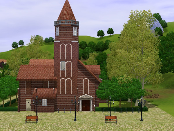 Sims 3 — Grote Kerk Heusden by simperfect1991 — This is the main church of Heusden. At the end of WWII part of the church