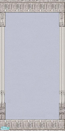 Sims 2 — jsf2SilverBabyBlueSuede by jsf — Embossed sterling silver frames gleam against the subtlely textured baby blue