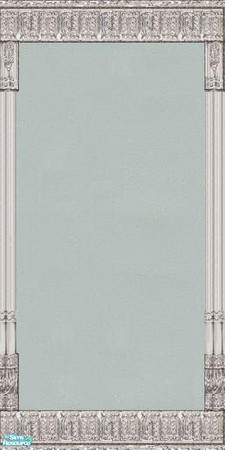 Sims 2 — jsf2SilverAquaSuede by jsf — Embossed sterling silver frames gleam against the subtlely textured aqua suede, the