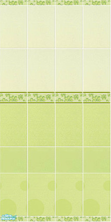 Sims 2 — Lima - wall by Mekhi — A lovely green tiled wall. Enjoy!