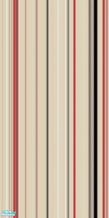 Sims 2 — Red Room - Light Striped Wall by elainearora — An elegant striped wall for your sims to show off your red