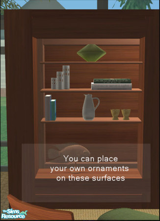 Sims 2 — Georgio TV Room recolor 2 -Wallunitb  by Elize-37sims — Both wall units have invisible shelves at the bottom for