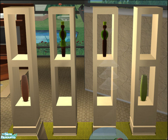 Sims 2 — Georgio Dining Recolor 1 - Displaypillar  by Elize-37sims — The first of a set of three pillars. You can place