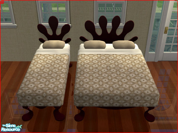 Sims 2 — Bedding Cato Series - Ivory by spacemouse — Bedding Cato Series - Ivory