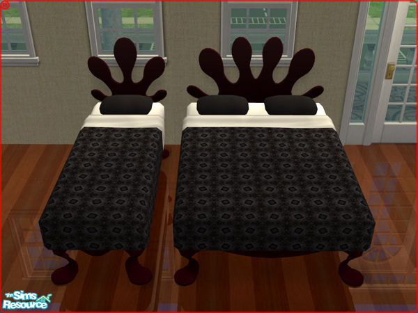 Sims 2 — Bedding Cato Series - Gray by spacemouse — Bedding Cato Series - Gray