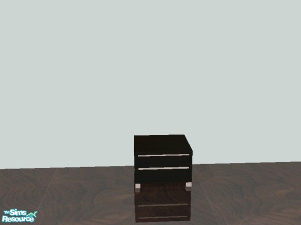 Sims 2 — Tokyo Bedroom Recolour -Side Table by TheMistress666 — Recolour of Padre's Tokyo Bedroom set in Chocolate Wood