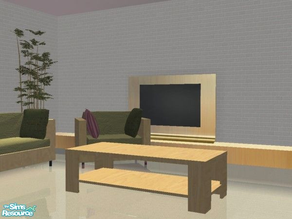 Sims 2 — Trendy Living-TC50 - Coffeetable by MysticVelvet — Lovely trendy Lvingroom, made for the TC50. Requires