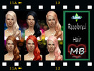 Sims 4 — Elegant Hair Recolored by MorganeB2 — Elegant Hair Recolored, to use in all time.
