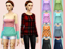Sims 4 — JSBoutique Sweater Pack by JSBoutique — I tweaked the original crew neck sweater in TS4 and made it slightly