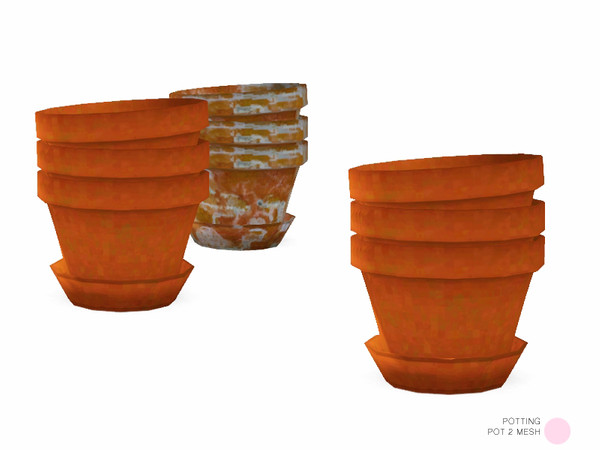 Sims 3 — Pot 2 Mesh by DOT — Pot 2 Mesh by DOT of The Sims Resource