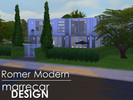 Sims 4 — Romer Modern by marrecar — Brand new modern design by marrecarDesign! A ultra modern home with 2 bedrooms and 2
