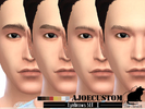 Sims 4 — &#12304;ajoecustom&#12305;Male Eyebrows set by ajoecustom — Male Eyebrows set 01 Non default 8 colors