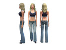 Sims 4 — Designer Jeans Female2 by dailywalker2 — Sims 4 Designer Jeans Recolor! For YF to EF
