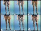 Sims 4 — Animal Tights! by Meline2 — 6 different types of animal tights! :)