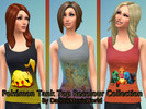 Sims 4 —  by DannisMusicWorld2 — A collection of the three tank top recolours I made for Sims 4!