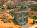 Sims 4 — Desert loft by Kotarina — Stylish home for a fun bachelor or couple loving. On the ground floor there is a large
