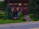 Sims 3 — Big Bear Diner by Puppet_Master — Cozy log cabin style coffeehouse for pancakes or any meal. Open from 6 am to