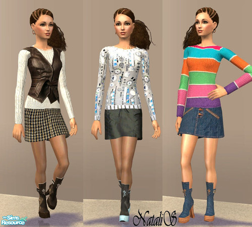 Sims 2 — NS casual teen collection-6. by Natalis — Original casual clothes for teenagers- recolors my first mesh.