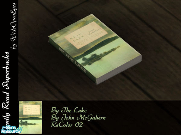 Sims 2 — Gently Read Paperbacks - ReColor 03 by wideopeneyes — A strategically placed novel can make nosy guests think