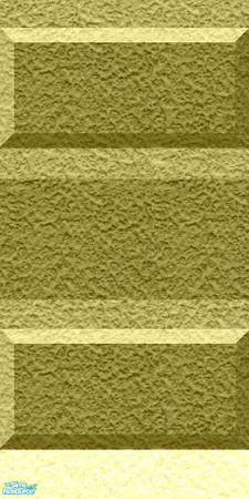 Sims 2 — Sc-fi Wall Set 3 - Striped  10 by stephanie_b. — Yellow Wall