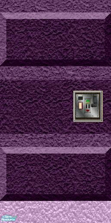 Sims 2 — Sc-fi Wall Set 3 - Striped 04 Key Pad by stephanie_b. — Purple Wall With Key Pad