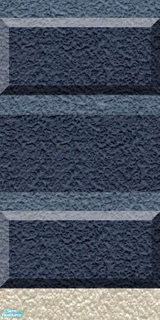 Sims 2 — Sc-fi Wall Set 3 - Striped 01 by stephanie_b. — Shale Blue Wall