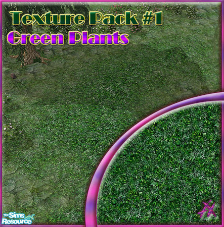 Sims 2 — TP#1 - Plants by Axanterre — Green Plants [You can use this outside TSR, but please credit if you do.]