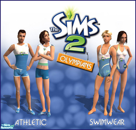 Sims 2 — the SIMS 2 Olympians by GenoPosts.com — sims2 joining the world olympic games ... the sims2 national olympic