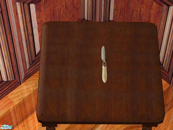 Sims 2 — Silverware - Knife by ShinoKCR — 