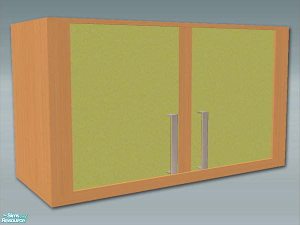 Sims 2 — Lucca Kitchen - Wall Unit - Over Fridge by Shakeshaft — Part of a new kitchen set to compliment my Lucca Dining