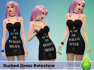 Sims 4 — [Dress] We Are The Weirdos - The Craft. by Gutcakes2 — Hi there! Hopefully someone can get a use out of this!!