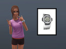 Sims 3 — Casio Baby G Watch by Digitalled — A re-colourable Casio Baby G watch for female teens, young adults and adults.