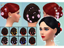 Sims 4 — Headdress for party(Jewelry version)_by Luluk by Luluke — Recommend: Use this headdress with its suited
