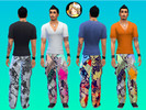 Sims 4 — The Blue Girl From Saigon - Baggy for men by IamKupo — Baggy for men inspired by the street art of the ancient