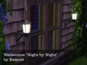 Sims 3 — Wallsconce Night by Night by Remort — A lamp that will take your breath away! Be sure to keep breathing while