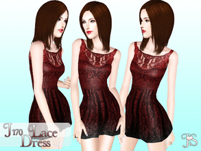 Sims 3 — J170 Lace Dress by JavaSims — Get your fashion sence going with this all new dress! Wanna impress your friends,