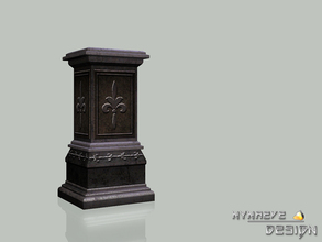 Sims 3 — Halloween Props - Obelisk by NynaeveDesign — Located in Decor - Miscellaneous Price: 1000 Re-colorable: 3