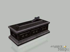 Sims 3 — Halloween Props - Tomb by NynaeveDesign — Located in Decor - Miscellaneous Price: 1000 Re-colorable: 4 channels