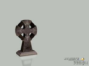 Sims 3 — Halloween Props - Cross by NynaeveDesign — Located in Decor - Miscellaneous Price: 1000 Re-colorable: 3 channels