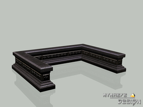 Sims 3 — Halloween Props - Entablature by NynaeveDesign — ** Place it on the Halloween Columns ** Located in Decor -
