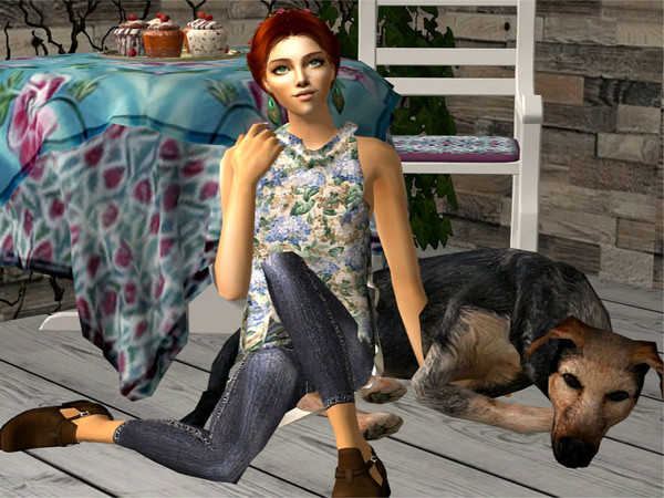 Sims 2 — Sheryl by sirok2 — New girl for your game