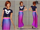 Sims 2 — Degrade skirt and halter top   by Alisa13132 — degrade skirt and halter top 